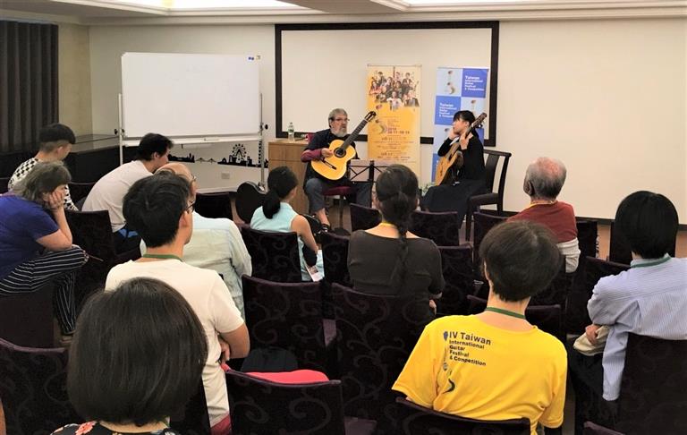 Oscar Ghiglia(Italy)大師班、講座